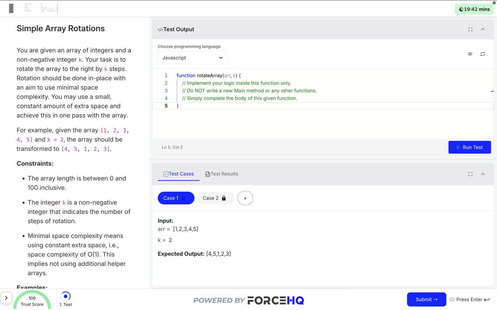 ForceHQ live coding assessment