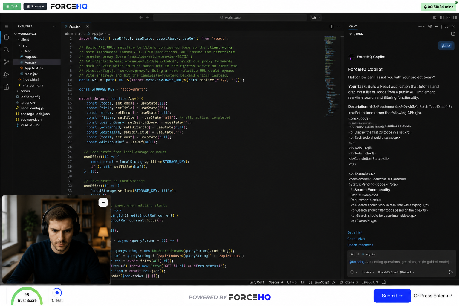 Hands-on Coding Laboratory