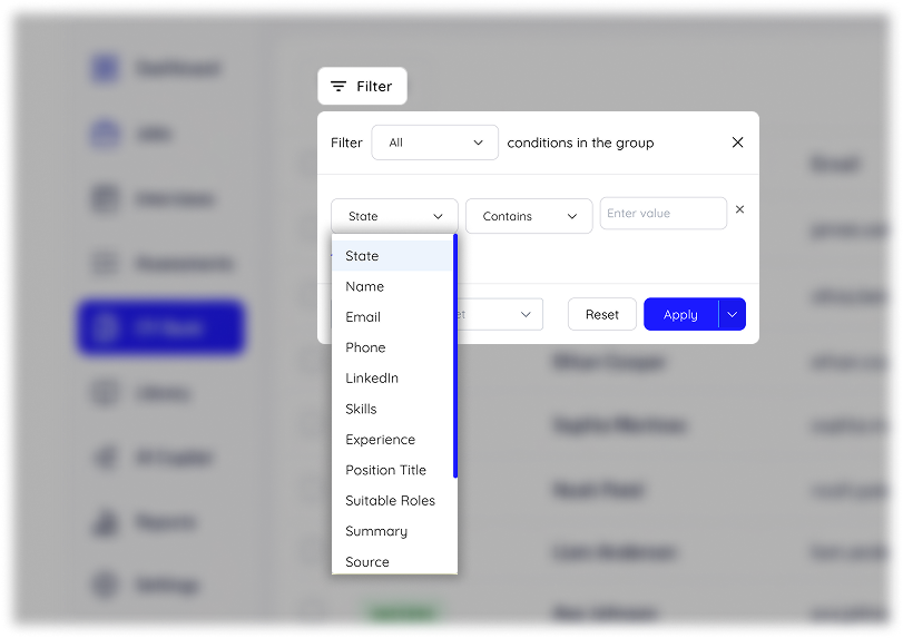 Advanced Filtering