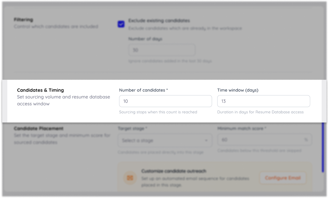 Set Volume and Filters